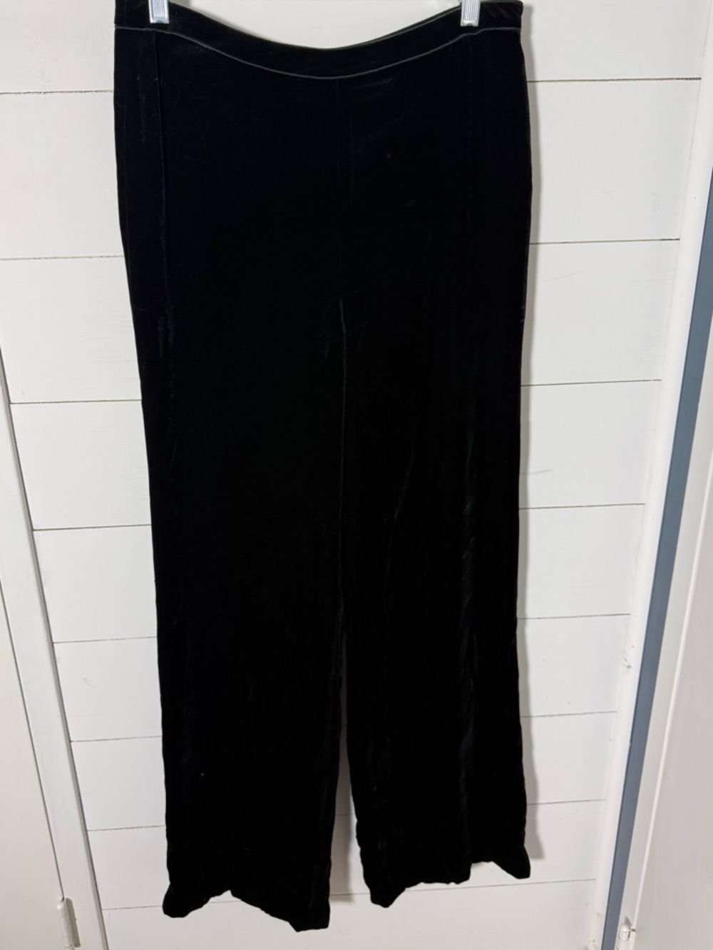 Vintage Anne Taylor Black Velvet Trousers Size 8